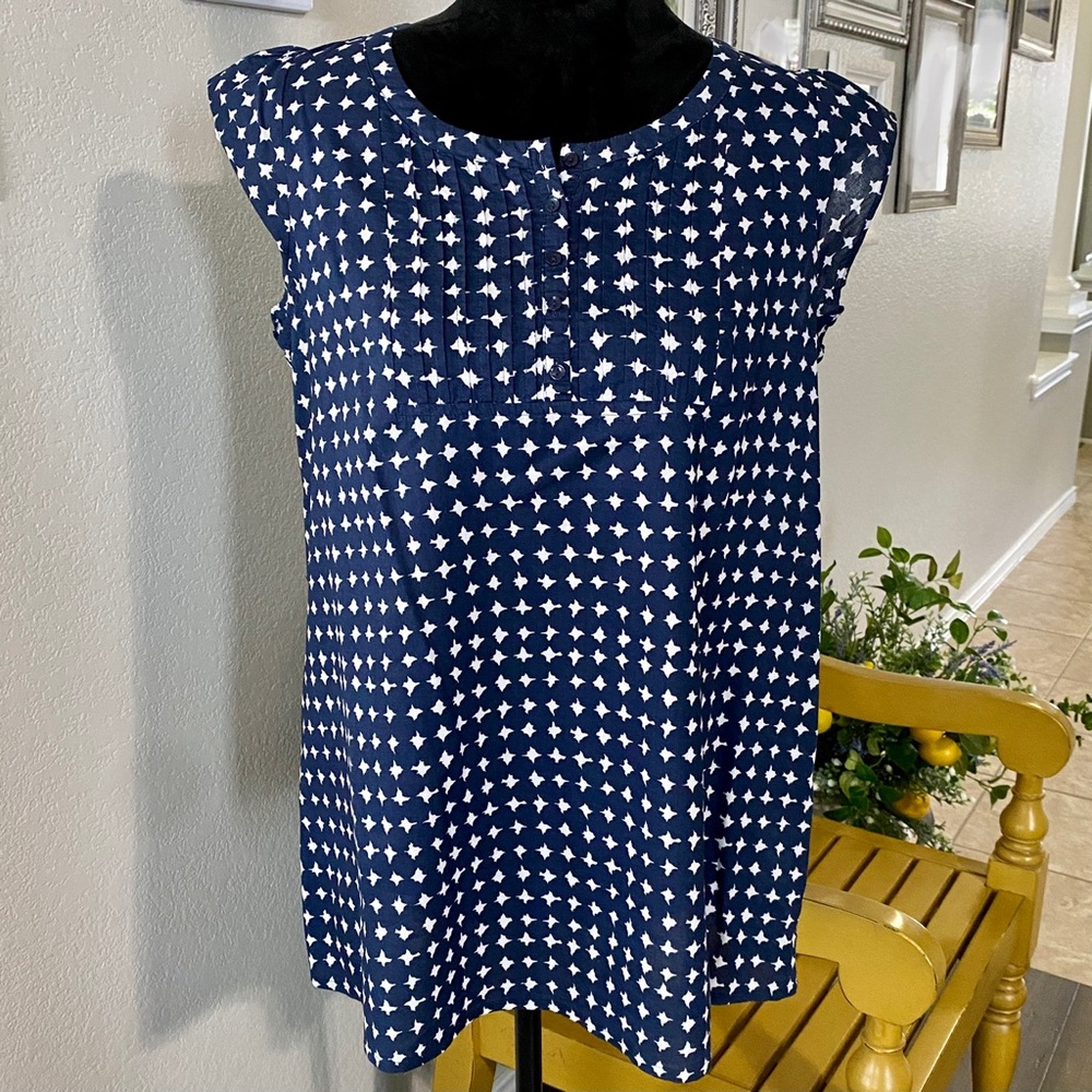 Merona- Capped Sleeve Top